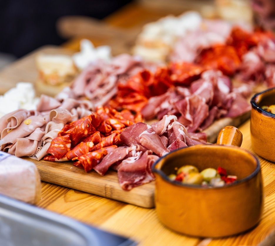Italiaanse antipasti verzorgd door Fratelli e Pizza